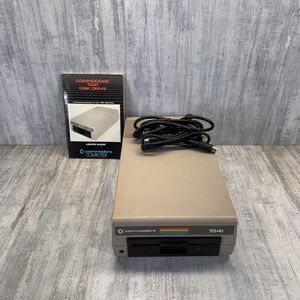 Commodore 1541 Single Floppy Disk Drive - Powers on - PARTS / REPAIR Untested